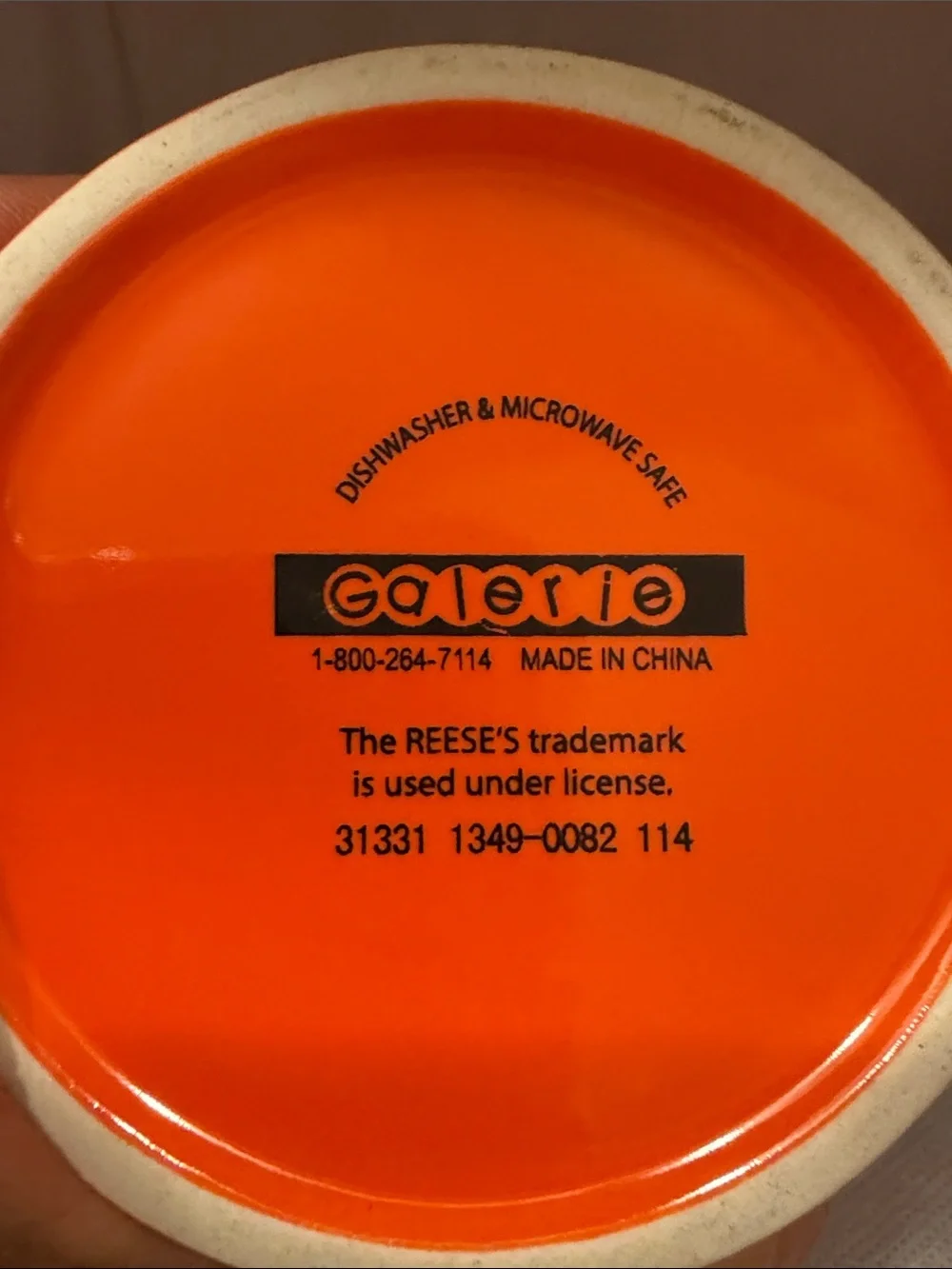 Reese's Orange Logo Ceramic Coffee Mug - Branded Hot Beverage Cup